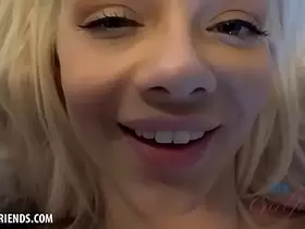 You fuck hot blonde until you cum in her pussy (Elsa Jean)