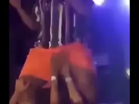 Musician's boner touched and grabbed on stage
