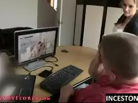 step daughter catches watching porn