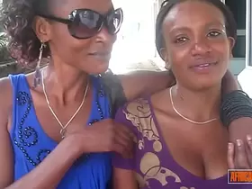 Beautiful Young African Lesbians Make Passionate Love