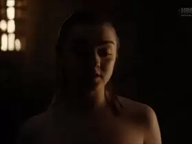 Maisie Williams Arya Stark Nude Scene Game of Thrones S08E02