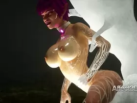 New 3d animation game with a big tits elf beauty