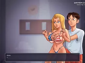 Hot blonde teen fantastic boobs massage l My sexiest gameplay moments l Summertime Saga[v0.18.2] l Part #14