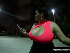 Curvy Cuban Angelina Castro Face Fucks Stranger Danger!