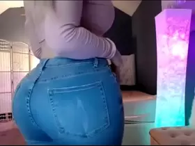 Her Big Ass in Tight Jeans