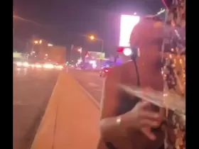 Pissed on her on the Vegas strip