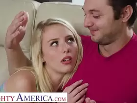 Naughty America - Dixie Lynn finds comfort with Brad's cock after break up