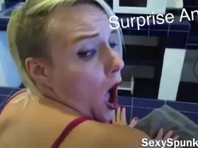 Anal Surprise While She Cleans The Kitchen: I Fuck Her Ass With No Warning!