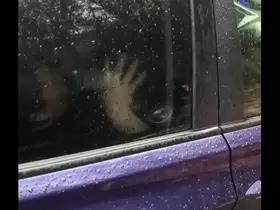 I caught couple fucking in parking lot